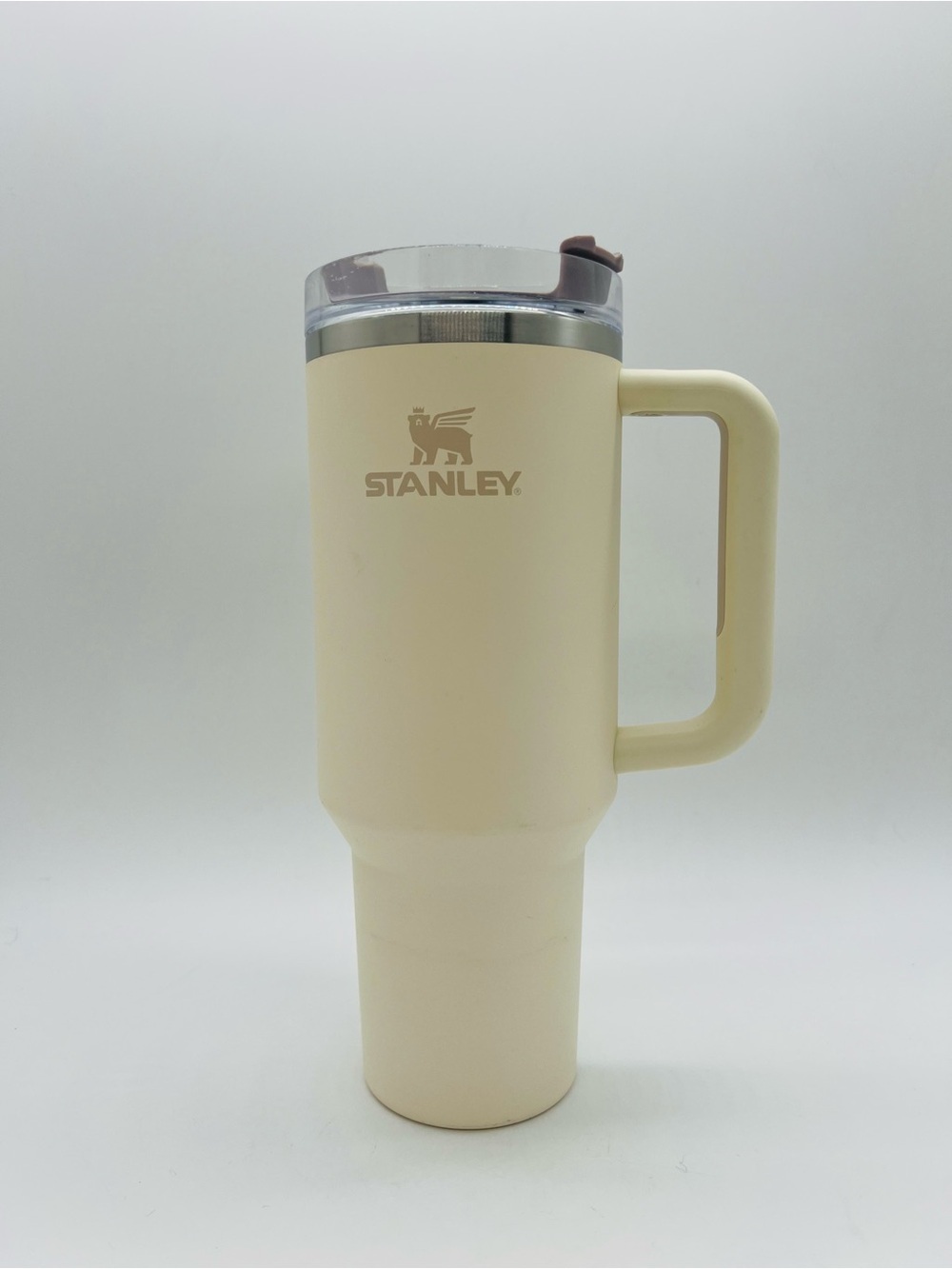 Stanley Cream Insulated Travel Mug with Handle 40 Ounces